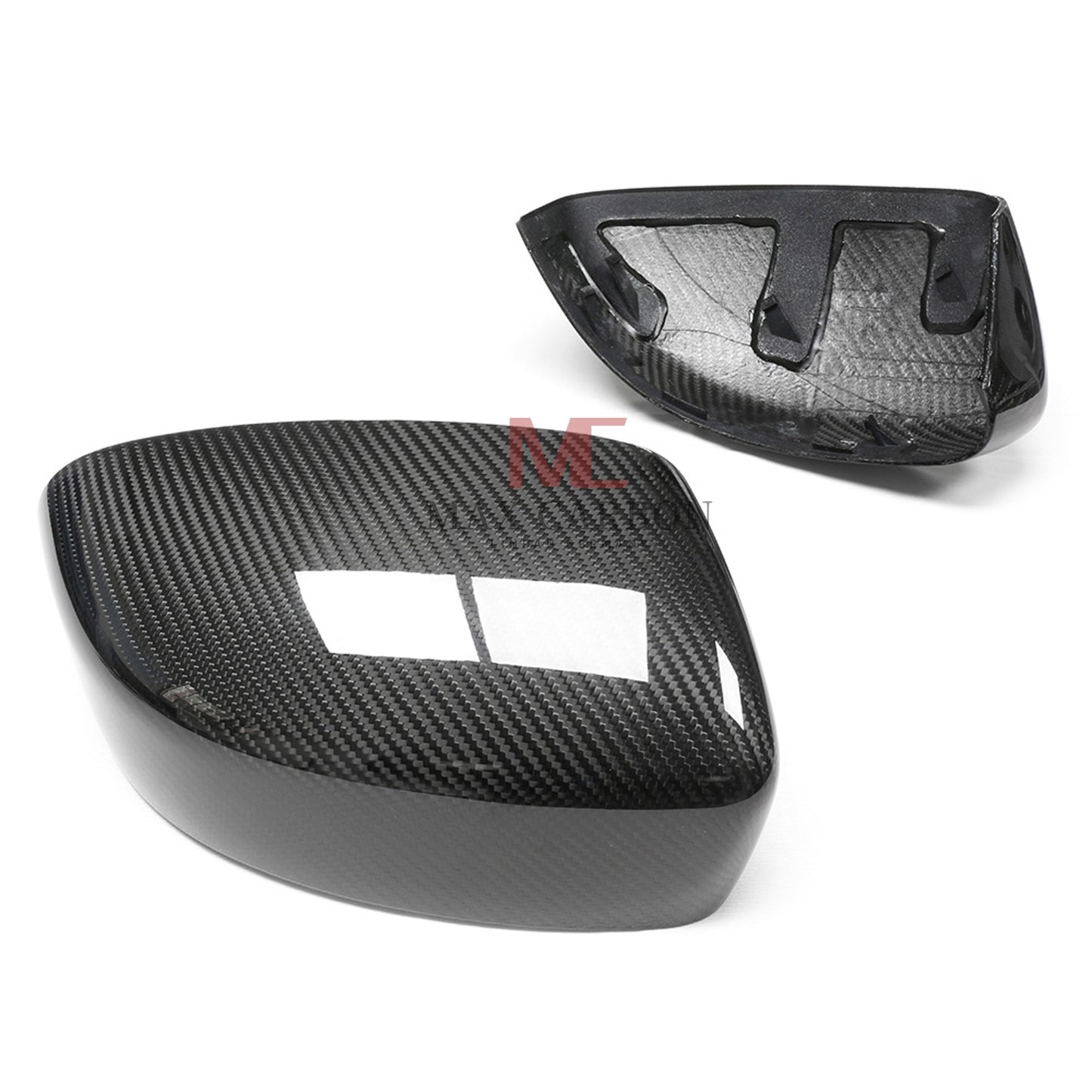 MC MAX CARBON Performance replacement mirror caps for Maserati Levante M161 GT GTS Trofeo Modena 