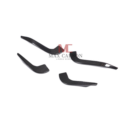 MC Performance Dry Carbon AERO FLICKER Flaps Fixation canards avant pour AUDI RS3 8V 