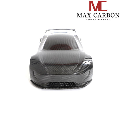 MAX CARBON Lifestyle Véritable carbone Forgé Carbone Hybride Modèle de voiture en carbone sec Préimprégné 1:18 Modèle de voiture de sport