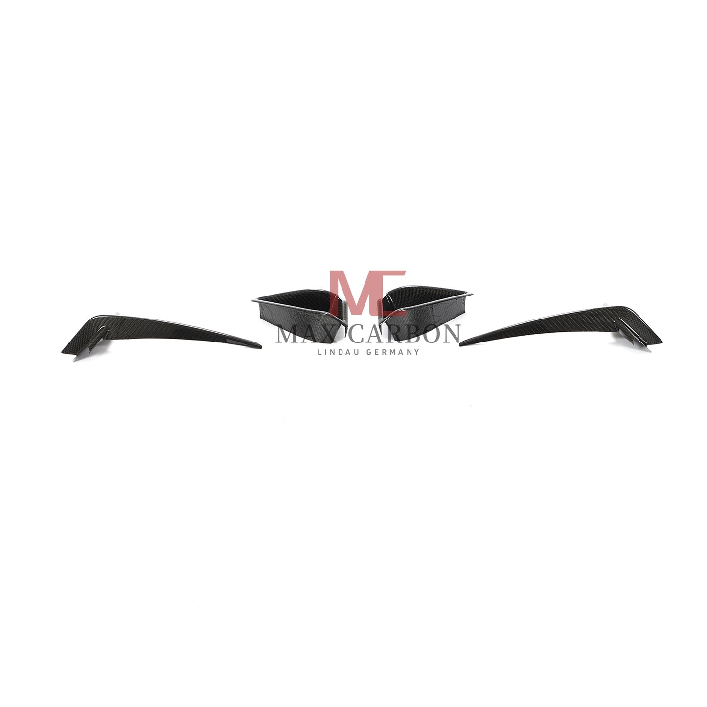MC MAX CARBON DRY CARBON PREPREG Front Blenden AERO FLICKER für BMW G14 G15 G16 M850i