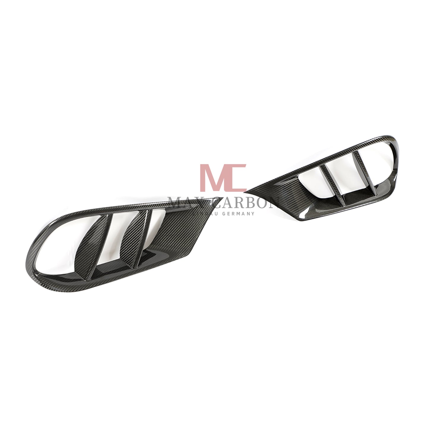 MC Performance für Mercedes Benz E Klasse W212 S212 Carbon Fiber Front Stoßstange Vent Zierleisten