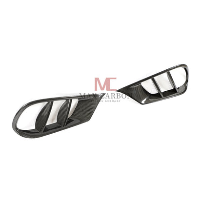 MC Performance für Mercedes Benz E Klasse W212 S212 Carbon Fiber Front Stoßstange Vent Zierleisten
