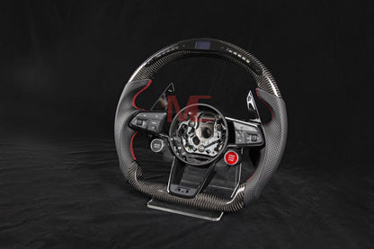 Volant Intelligent MC MAX CARBON Performance Carbone Sec LED Sport pour Audi R8 4S