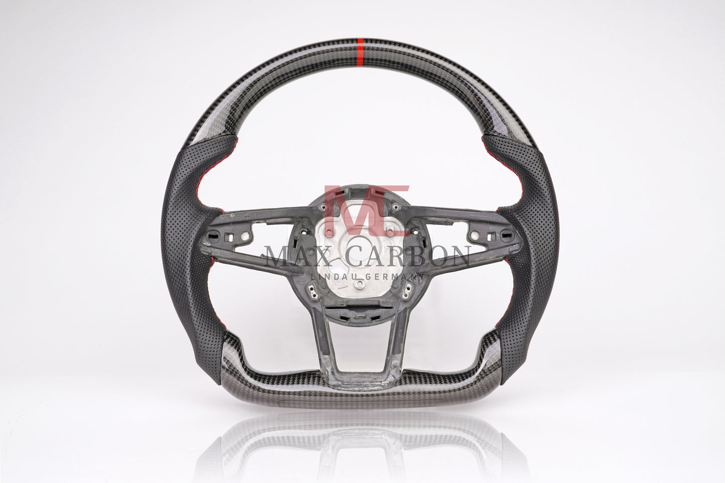 MC MAX CARBON Performance Dry Carbon High Gloss Steering Wheel Replacement for Audi R8 4S