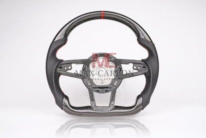 MC MAX CARBON Performance Dry Carbon High Gloss Steering Wheel Replacement for Audi R8 4S