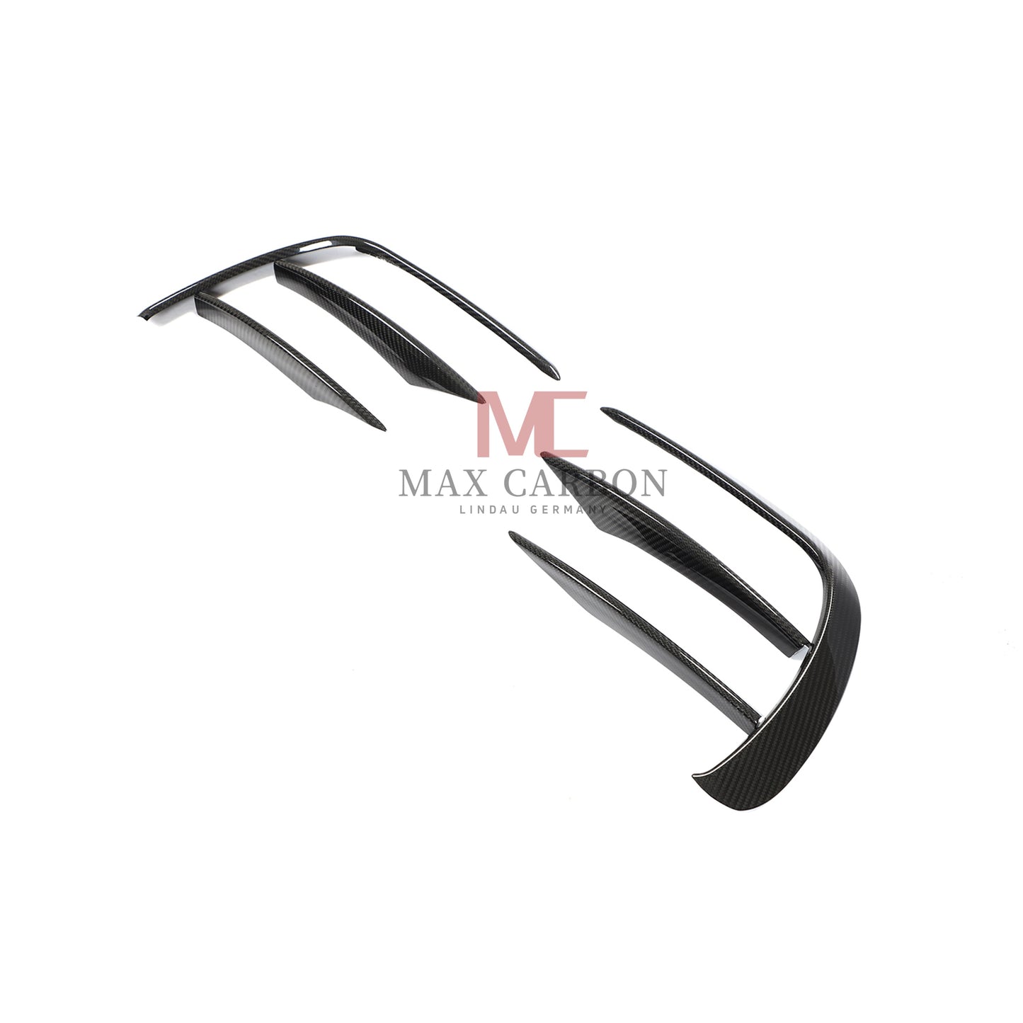 MC Performance 6 pièces Canards de pare-chocs avant en carbone pour Mercedes Benz classe E W213 S213 E300 E350 E400 E450