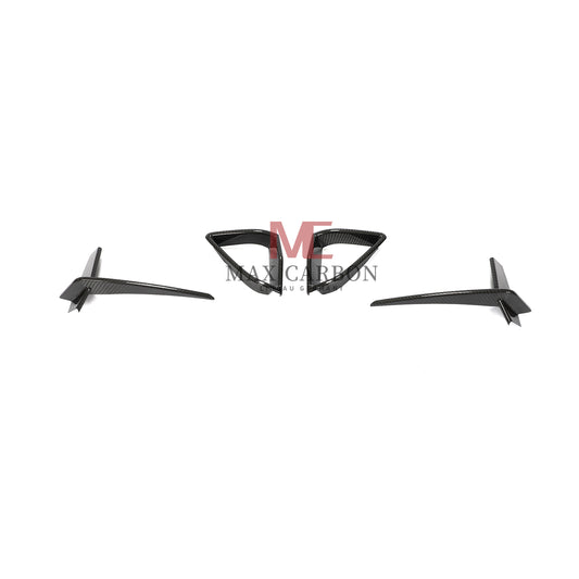 MC MAX CARBON DRY CARBON PREPREG couvertures avant AERO FLICKER pour BMW G14 G15 G16 M850i 