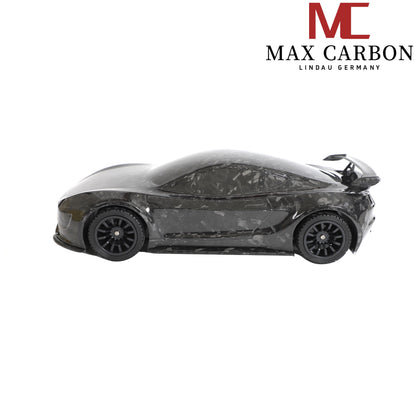 MAX CARBON Lifestyle Véritable carbone Forgé Carbone Hybride Modèle de voiture en carbone sec Préimprégné 1:18 Modèle de voiture de sport