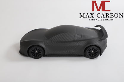 MAX CARBON Lifestyle Véritable carbone Forgé Carbone Hybride Modèle de voiture en carbone sec Préimprégné 1:18 Modèle de voiture de sport