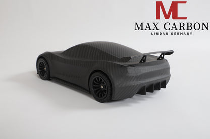 MAX CARBON Lifestyle Véritable carbone Forgé Carbone Hybride Modèle de voiture en carbone sec Préimprégné 1:18 Modèle de voiture de sport
