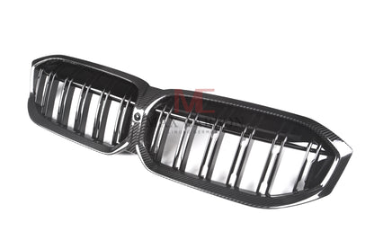 MC MAX CARBON Dry Carbon Ziergitter Grill Kühlergrill Ersatz für BMW G20 G21 inkl. M340i