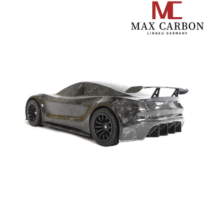 MAX CARBON Lifestyle Véritable carbone Forgé Carbone Hybride Modèle de voiture en carbone sec Préimprégné 1:18 Modèle de voiture de sport