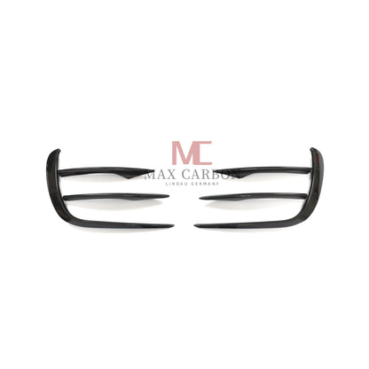 MC Performance 6 pièces Canards de pare-chocs avant en carbone pour Mercedes Benz classe E W213 S213 E300 E350 E400 E450