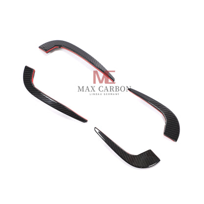 MC Performance Dry Carbon AERO FLICKER Flaps Fixation canards avant pour AUDI RS3 8V 