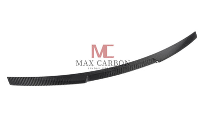 MAX CARBON Dry Carbon Performance Sport Abrisskante Heck Spoiler Lippe für Audi A5 S5 RS5 B8 Coupe