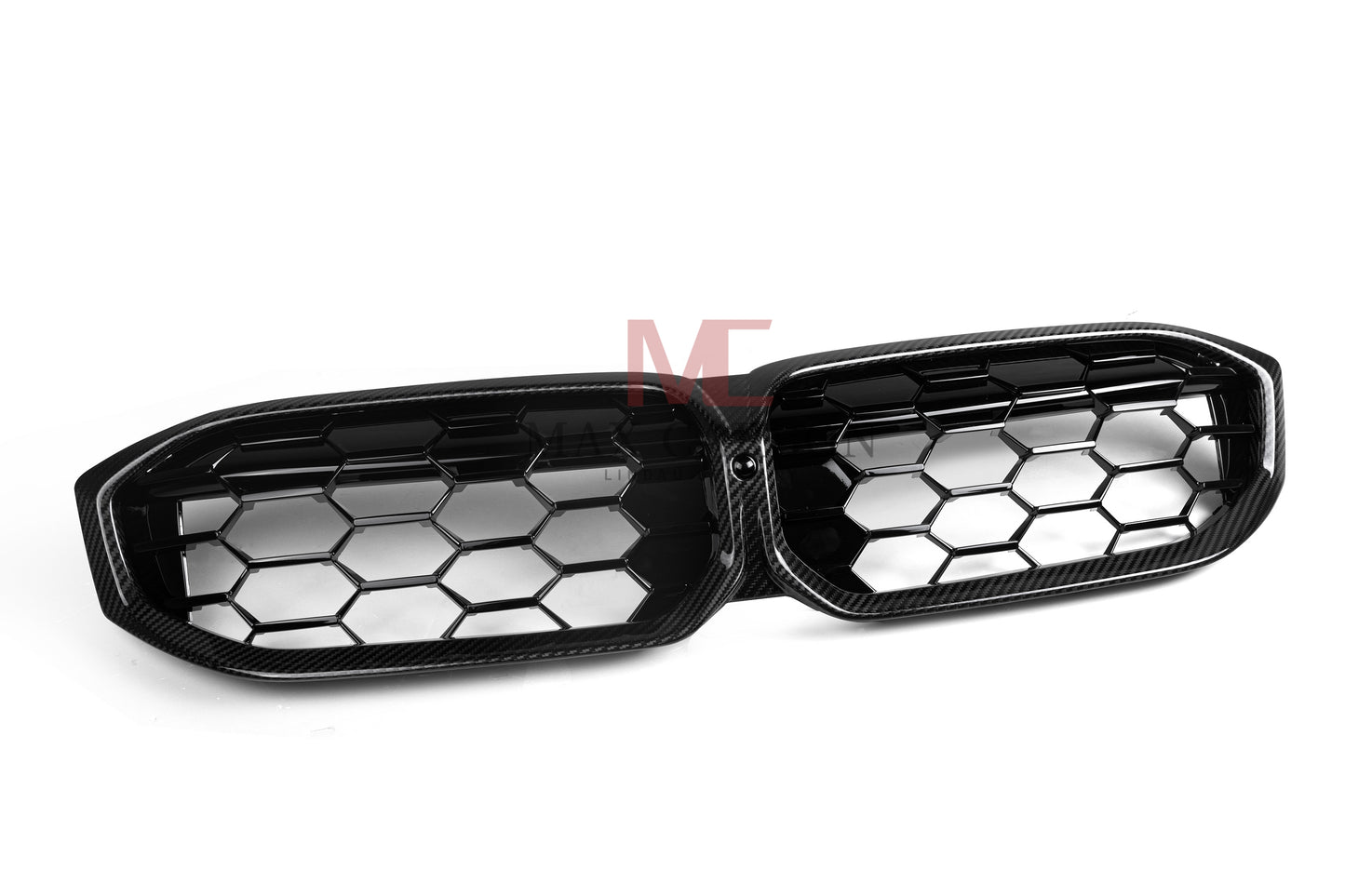 MC MAX CARBON Dry Carbon Ziergitter Grill Kühlergrill Ersatz für BMW G20 G21 inkl. M340i