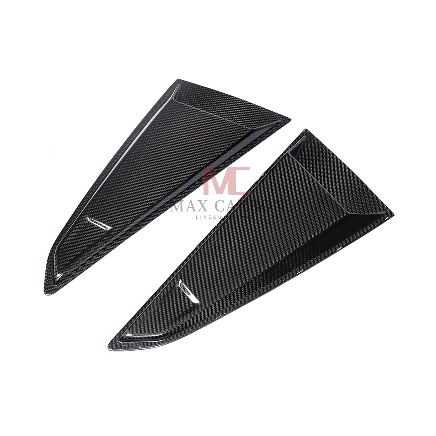 MC MAX CARBON DRY CARBON Seitenfenster Lufteinlässe passend für Audi TT TTS TTRS Coupe 2015-2018