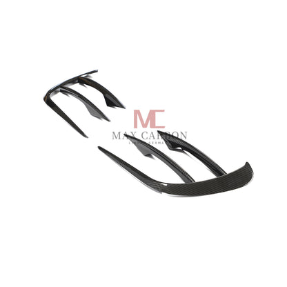 MC Performance 6 pièces Canards de pare-chocs avant en carbone pour Mercedes Benz classe E W213 S213 E300 E350 E400 E450