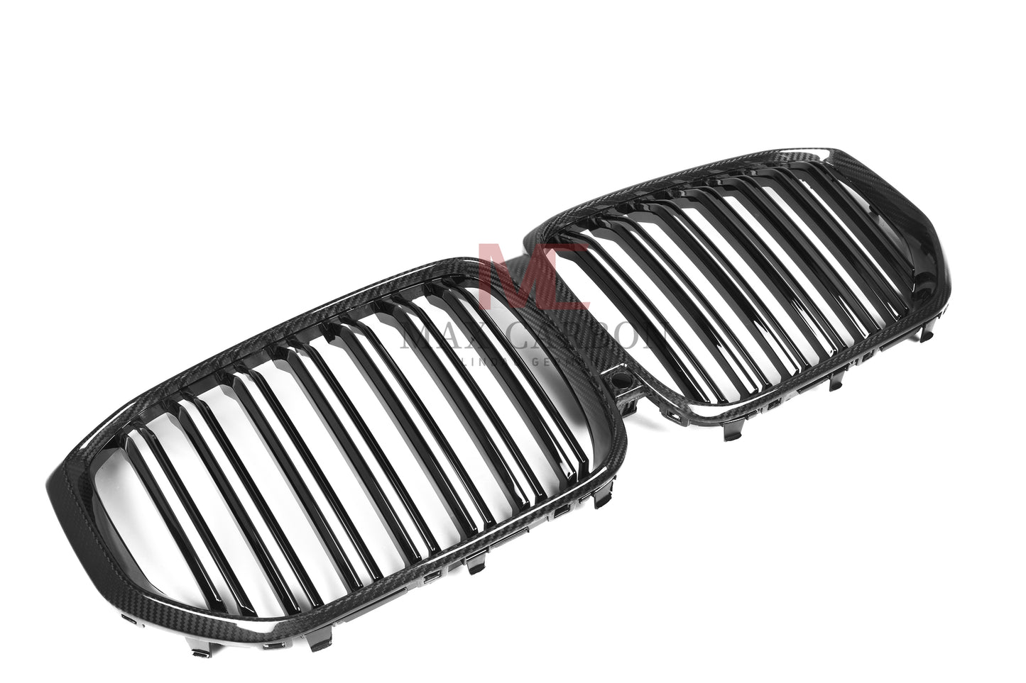 MC MAX CARBON Dry Carbon Performance Ziergitter Kühlergrill Grill Ersatz für BMW X5 X5M G05 F95 vor LCI