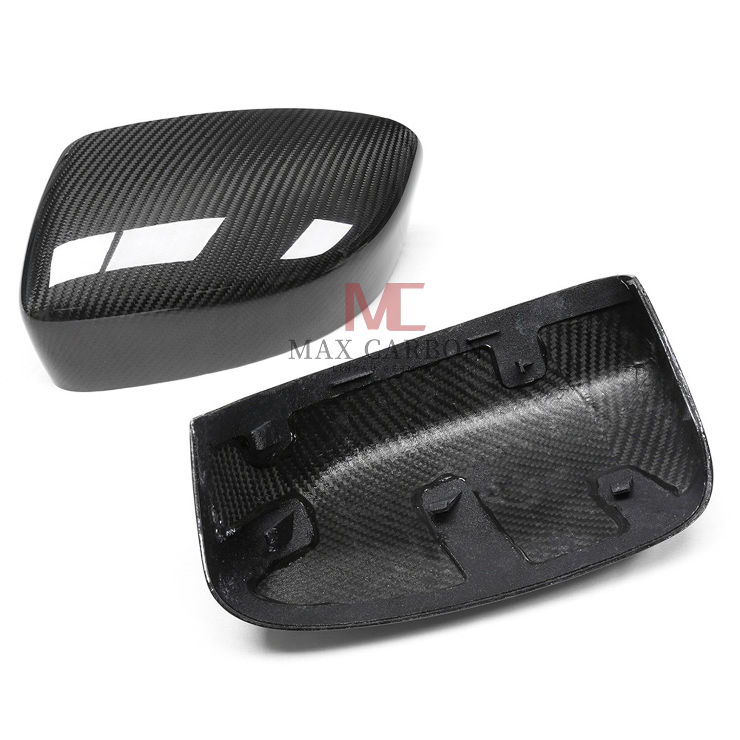 MC MAX CARBON Performance replacement mirror caps for Maserati Levante M161 GT GTS Trofeo Modena 