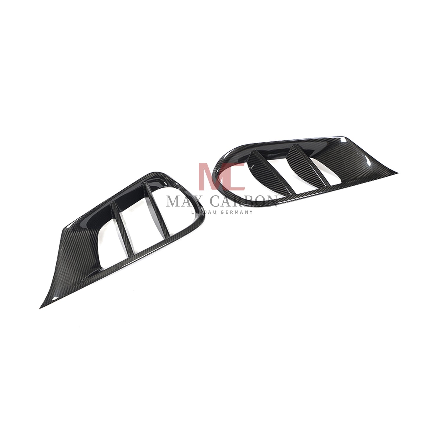 MC Performance für Mercedes Benz E Klasse W212 S212 Carbon Fiber Front Stoßstange Vent Zierleisten