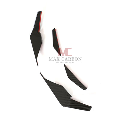 MC MAX CARBON DRY CARBON Performance AERO FLICKER FLAPS Canards suitable for Audi R8 4S 