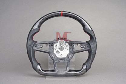 MC MAX CARBON Performance Dry Carbon High Gloss Steering Wheel Replacement for Audi R8 4S