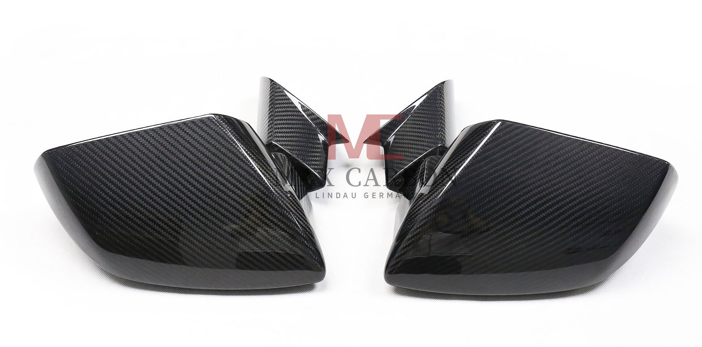 MC MAX CARBON Performance replacement mirror caps suitable for Lamborghini Huracán 2014 to 2020 
