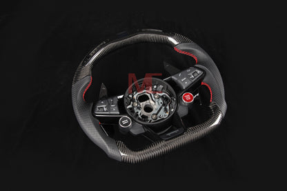 Volant Intelligent MC MAX CARBON Performance Carbone Sec LED Sport pour Audi R8 4S