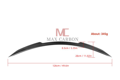 Lèvre de becquet arrière MC MAX CARBON Performance, pour Mercedes Benz classe C C205 coupé AMG C63 C43 