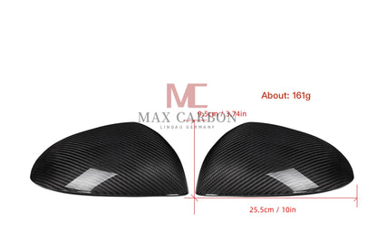 MAX CARBON Performance – coques de rétroviseurs en carbone sec, pour Mercedes classe C 206 classe E 214 CLE classe 236 classe S 223 