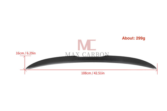MAX CARBON Performance Sport aileron arrière aileron à bord détachable pour BMW M8 F93 G16 