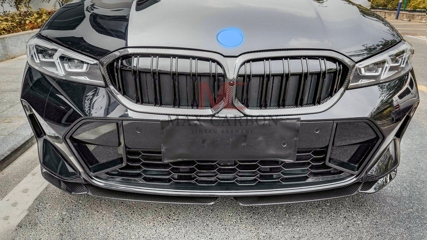 MC MAX CARBON Dry Carbon Ziergitter Grill Kühlergrill Ersatz für BMW G20 G21 inkl. M340i