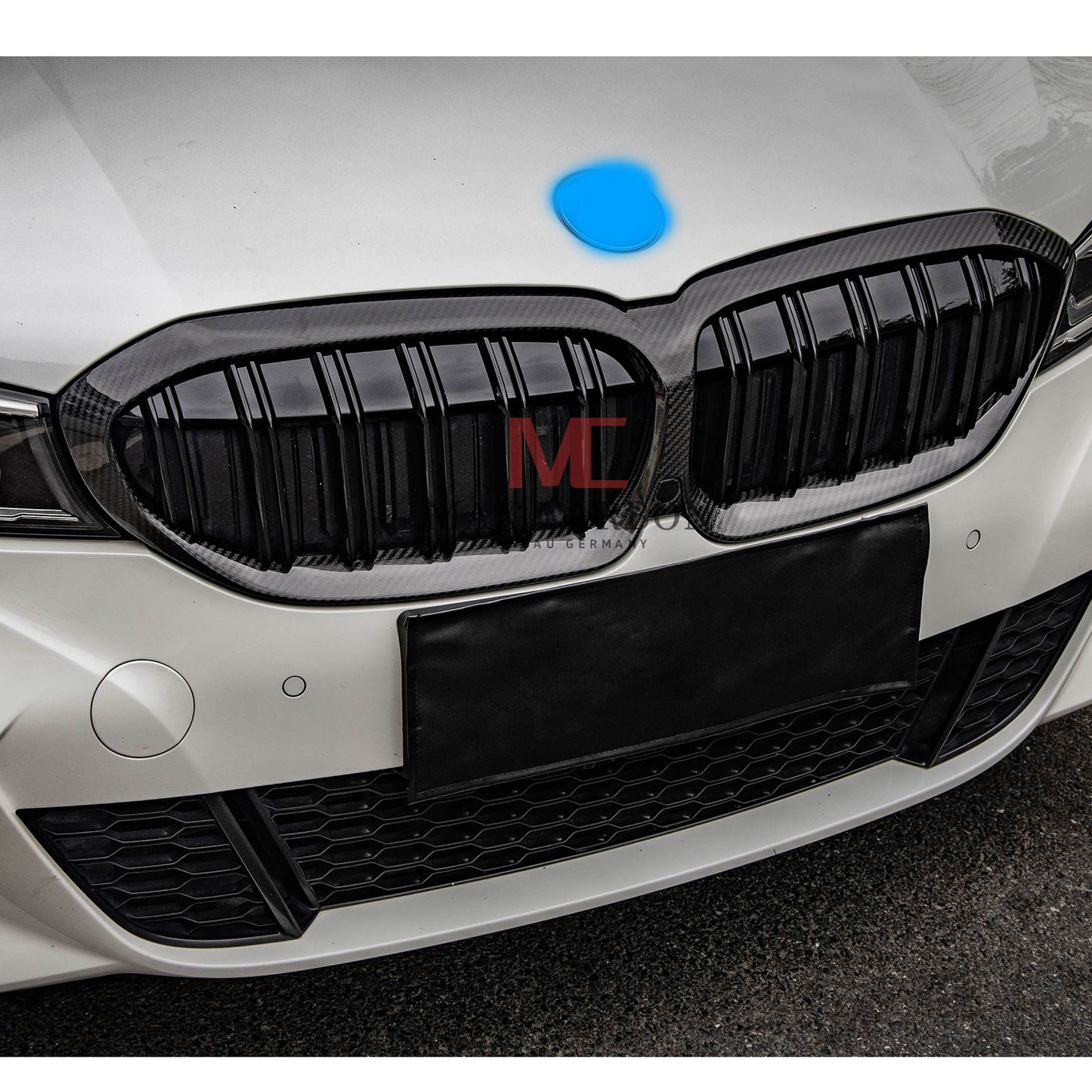 MC MAX CARBON Dry Carbon Ziergitter Grill Kühlergrill Ersatz für BMW G20 G21 inkl. M340i