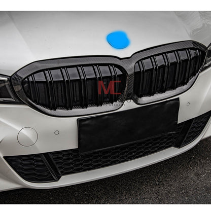 MC MAX CARBON Dry Carbon Ziergitter Grill Kühlergrill Ersatz für BMW G20 G21 inkl. M340i