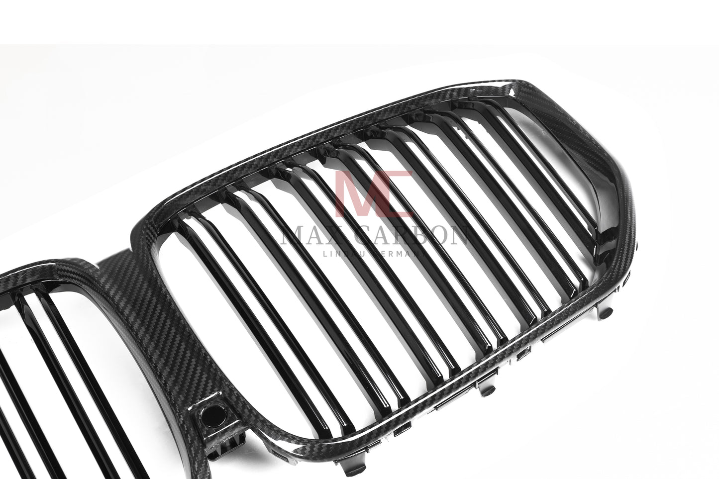 MC MAX CARBON Dry Carbon Performance Ziergitter Kühlergrill Grill Ersatz für BMW X5 X5M G05 F95 vor LCI