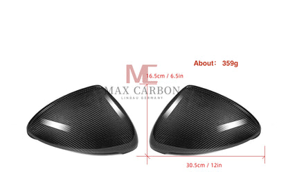 MC Performance MAX CARBON Ersatz Spiegelkappen für Porsche Cayenne 958.2 92A Baujahr ab 2014 bis 2017