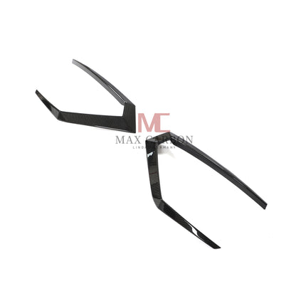 Bandes d'aération de pare-chocs arrière MC MAX CARBON Performance pour Lamborghini Urus Sport Utility 2018 à 2021 