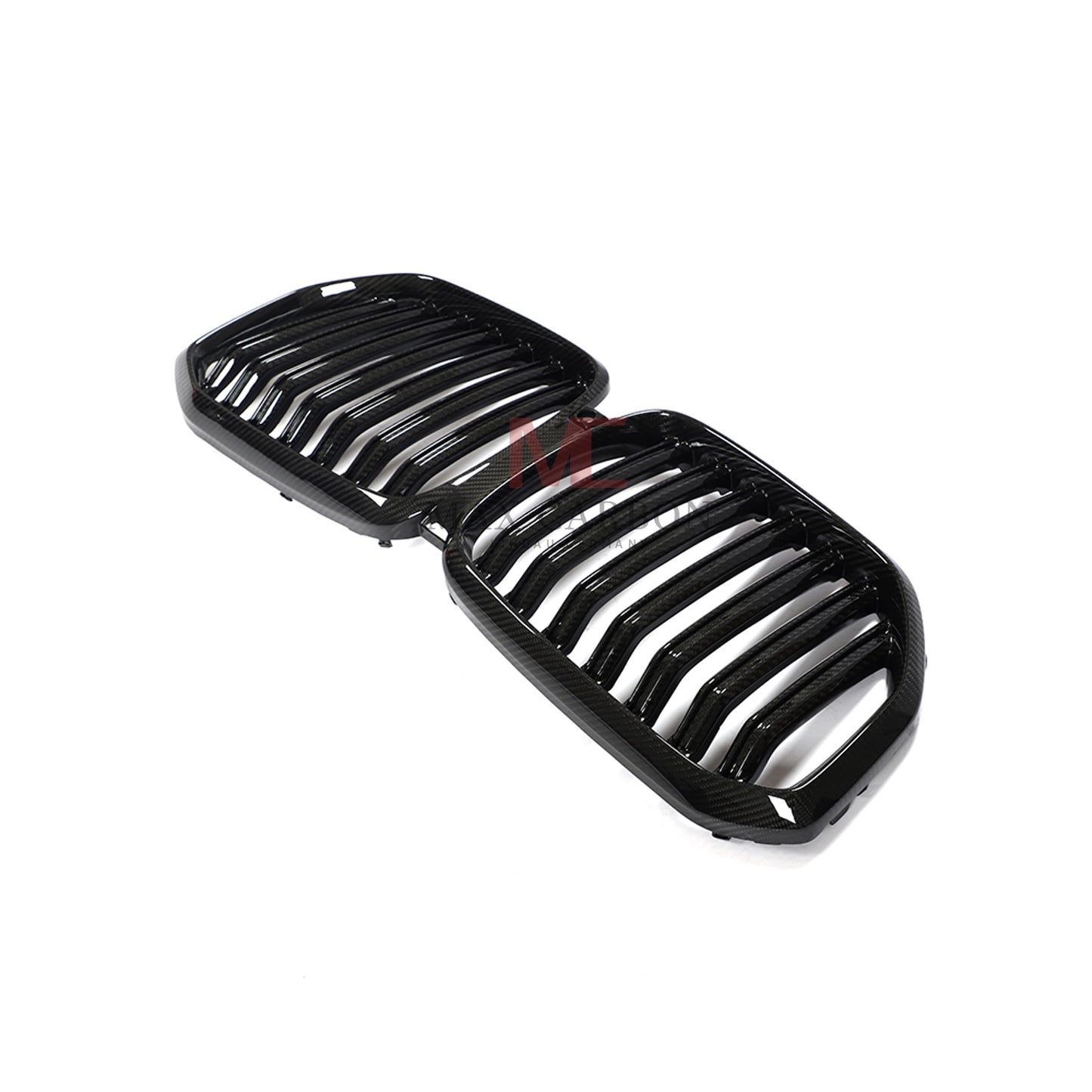 MC MAX CARBON Dry Carbon Performance Ziergitter Kühlergrill Grill Ersatz für BMW X5 X5M G05 F95 vor LCI