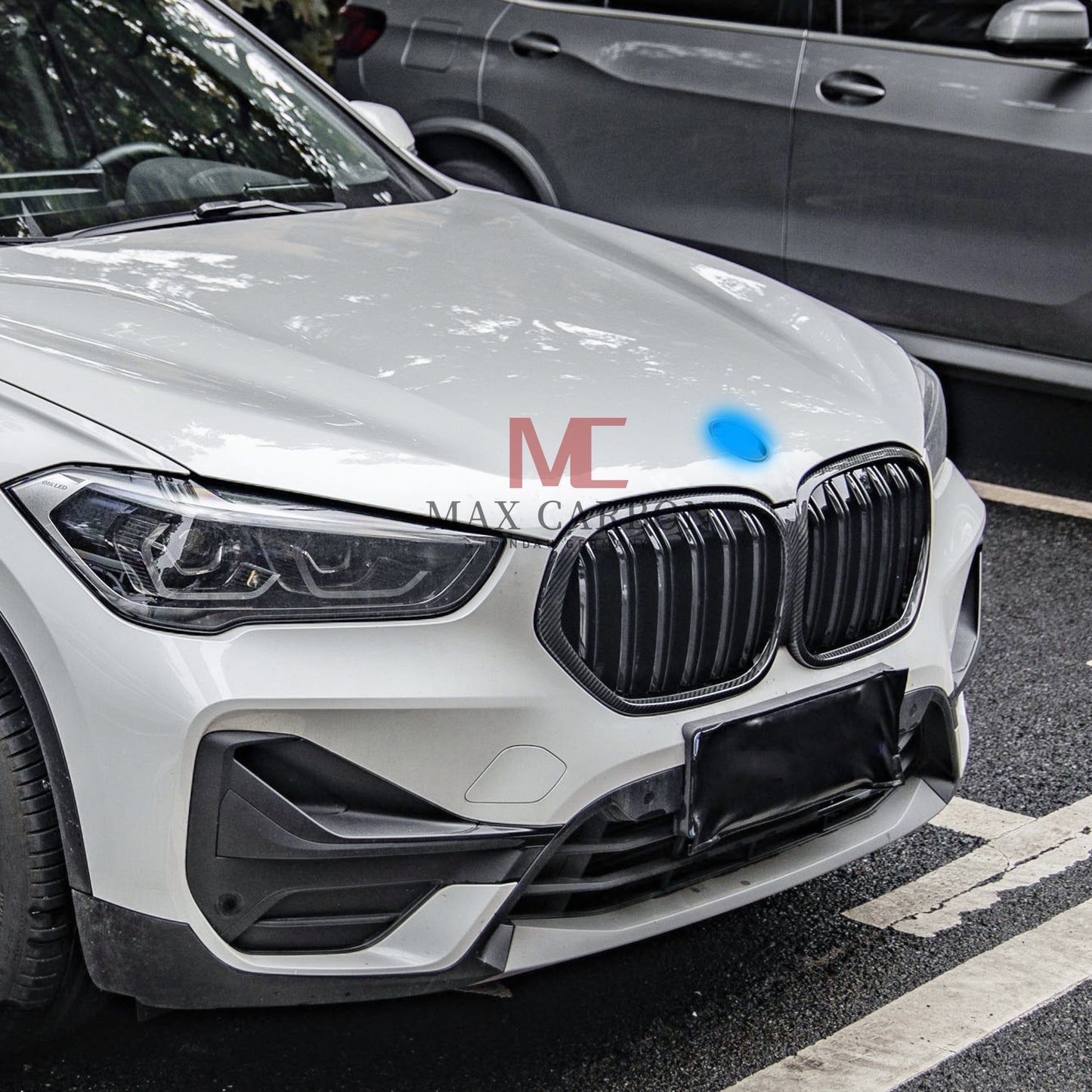 MC MAX CARBON Performance Ziergitter Kühlergrill Grill Ersatz für BMW X1 F48