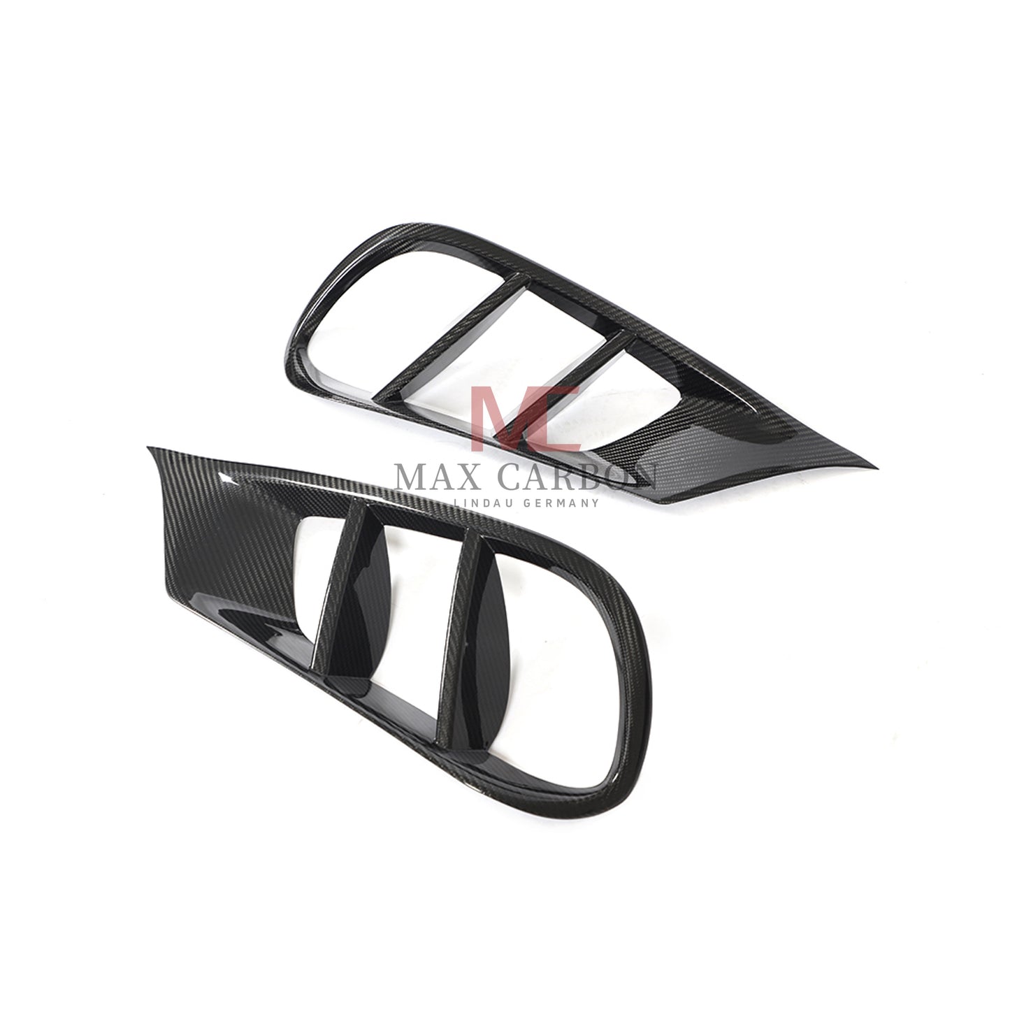 MC Performance für Mercedes Benz E Klasse W212 S212 Carbon Fiber Front Stoßstange Vent Zierleisten