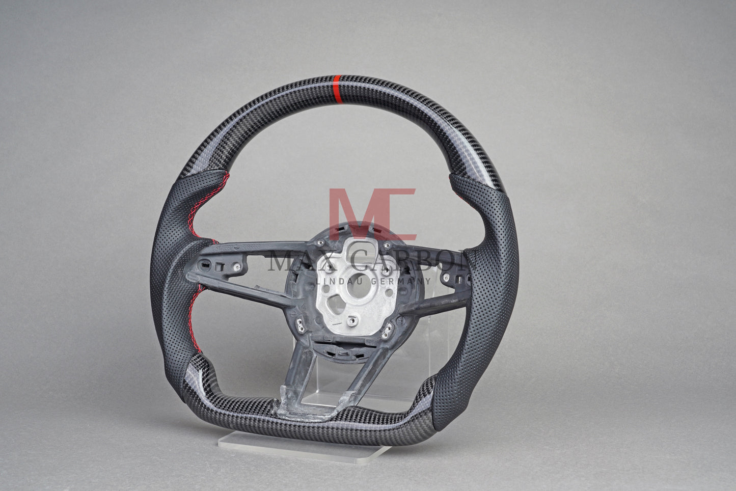 MC MAX CARBON Performance Dry Carbon High Gloss Steering Wheel Replacement for Audi R8 4S
