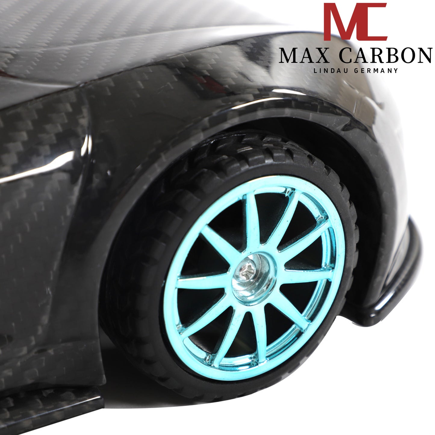 MAX CARBON Lifestyle Véritable carbone Forgé Carbone Hybride Modèle de voiture en carbone sec Préimprégné 1:18 Modèle de voiture de sport
