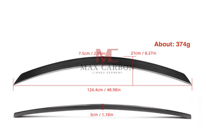 Lèvre de becquet arrière MC MAX CARBON Performance pour Mercedes Benz classe C W204 C204 AMG C63 