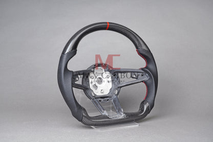 MC MAX CARBON Performance Dry Carbon High Gloss Steering Wheel Replacement for Audi R8 4S