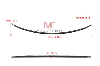 Lèvre de spoiler arrière MC MAX CARBON Performance pour Mercedes Classe C W206 C63 C43 