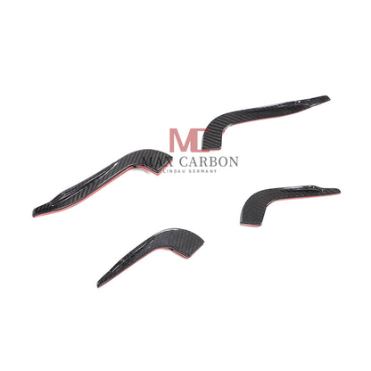 MC Performance Dry Carbon AERO FLICKER Flaps Fixation canards avant pour AUDI RS3 8V 
