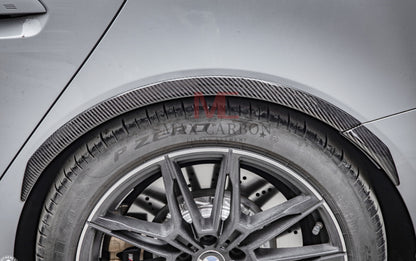 MC MAX CARBON Performance Dry Carbon wheel house preparation covers for BMW 4 Series G26 all models 