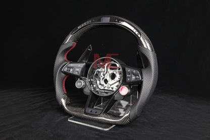 Volant Intelligent MC MAX CARBON Performance Carbone Sec LED Sport pour Audi R8 4S