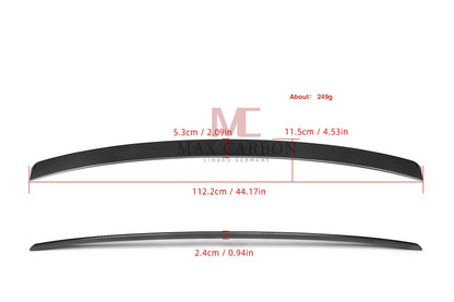 MAX CARBON Dry Carbon Prepreg Roof Spoiler suitable for BMW 4 Series G26 M440i 